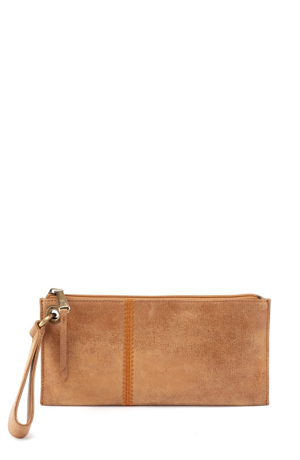 ホボ レディース バッグ レザー HOBO Vida Leather Wristlet WHISKEY|ReVida 店