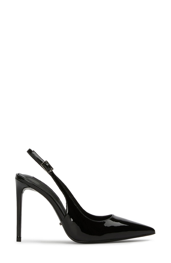 トニービアンコ レディース シューズ パンプス Tony Bianco Asti Slingback Pointed Toe Pump Black Patent 黒いこと