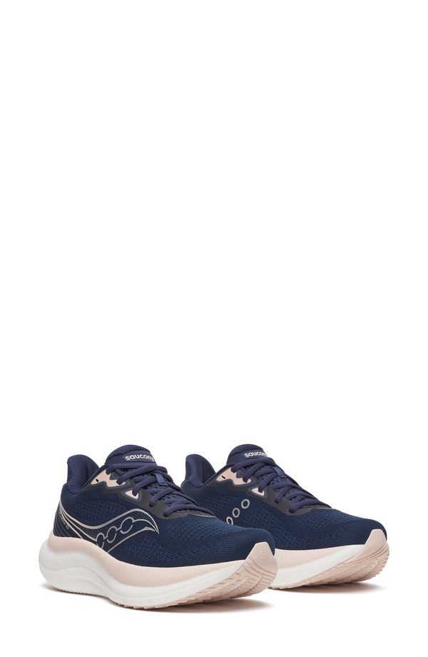 サッカニー レディース シューズ スニーカー Saucony Triumph 23 Running Shoe Navy/ Cameo ネイビー