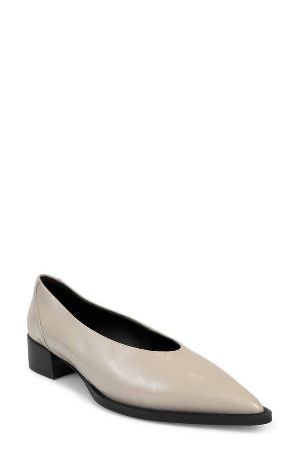 エアロソールズ レディース シューズ ヒール Aerosoles Mide Pointed Toe Pump Stone Leather ストーン