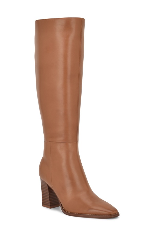 ナインウェスト レディース シューズ ブーツ・レインブーツ Nine West Zazz Knee High Boot Natural|ReVida 店