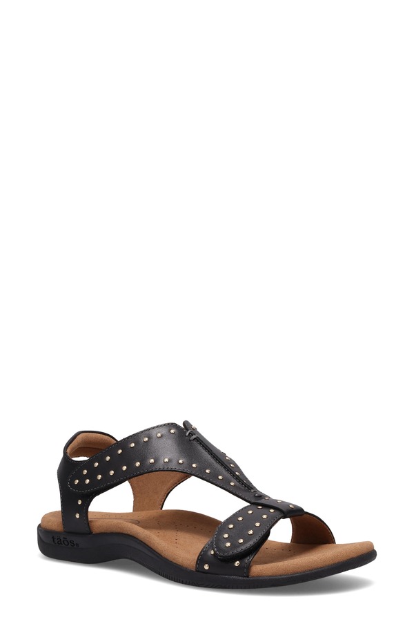 タウス レディース シューズ ヒール サンダル アンクル Taoshow Stopper Ankle Strap Sandal Black ブラック