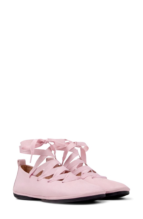 カンペール レディース シューズ パンプス Camperight Nina Ballet Flat Light Pastel Pink サクラ色