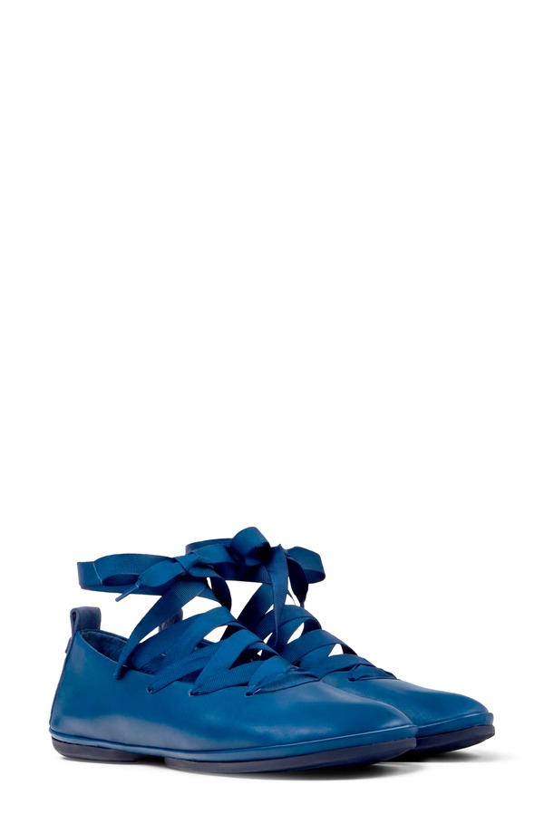 カンペール レディース シューズ パンプス Camperight Nina Ballet Flat Navy 米国海軍