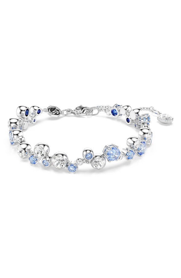 スワロフスキー レディース アクセサリー ブレスレット・バングル・アンクレット Swarovski Constella Crystal & Zirconia Bracelet SILVER/ BLUE ブルー|ReVida 店