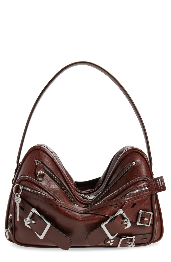 アクネ ストゥディオズ レディース バッグ Acne Studios Camero Belts Camera Bag COGNAC BROWN ブラウン｜ReVida 店