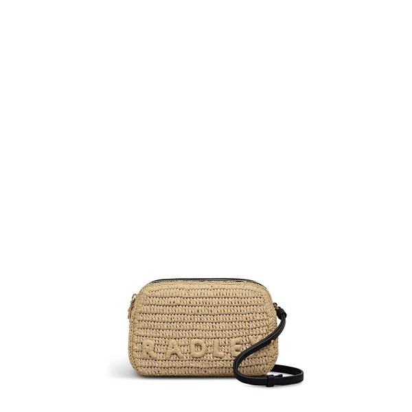 ラドリー レディース バッグ レース Radley Dukes Place - Raffia Medium Ziptop Crossbody Bag Natural|ReVida 店