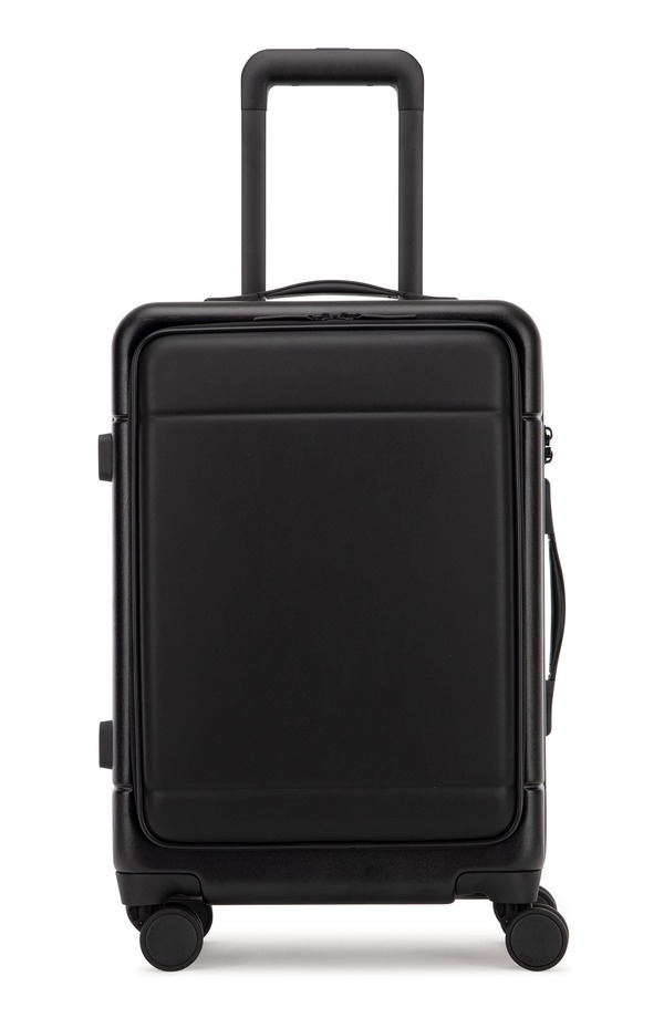 カルパック レディース バッグ CALPAK Hue 22-Inch Front Pocket Carry-On Suitcase BLACK ブラック｜ReVida 店
