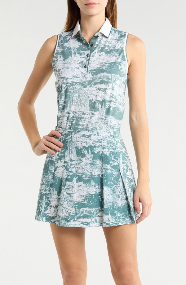 グレイソン レディース トップス シャツ プリント Greyson Huntress Toile Print Polo MARSH｜ReVida 店