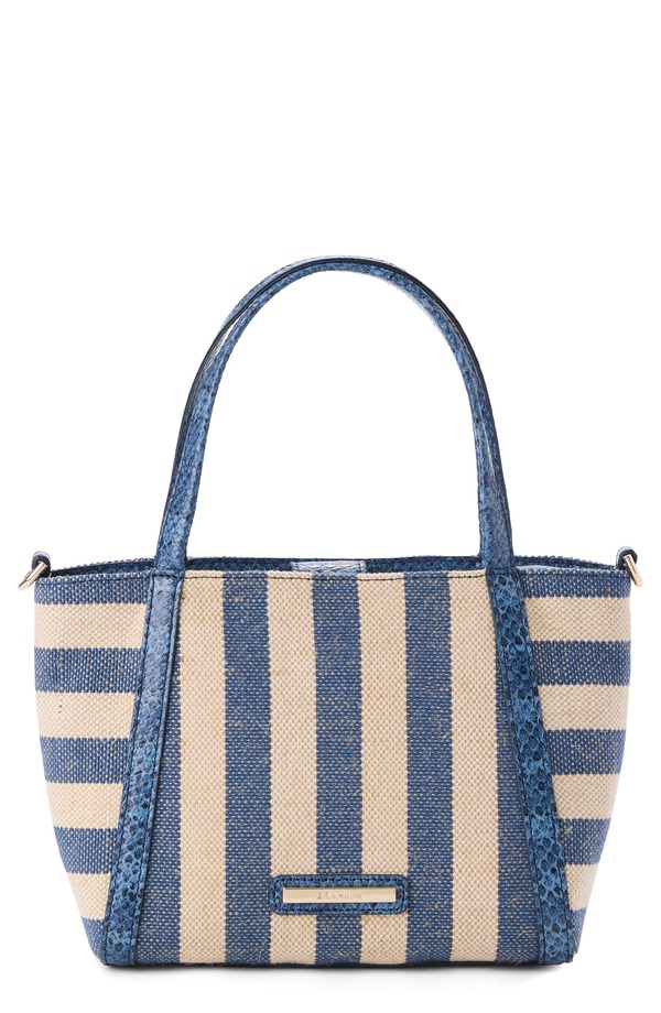 ブランミン レディース バッグ Brahmin Small Mona Tote BLUE ブルー|ReVida 店