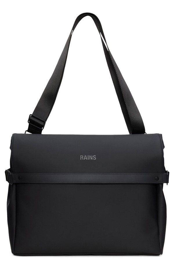 レインズ レディース バッグ Rains OTG Waterproof Messenger Bag BLACK ブラック|ReVida 店