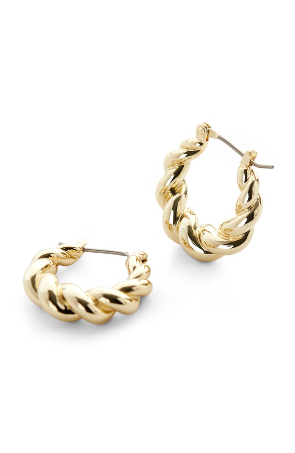 アナルイサ レディース アクセサリー ピアス・イヤリング Ana Luisa Twisted Hoop Earrings - Paris Gold ゴールド|ReVida 店