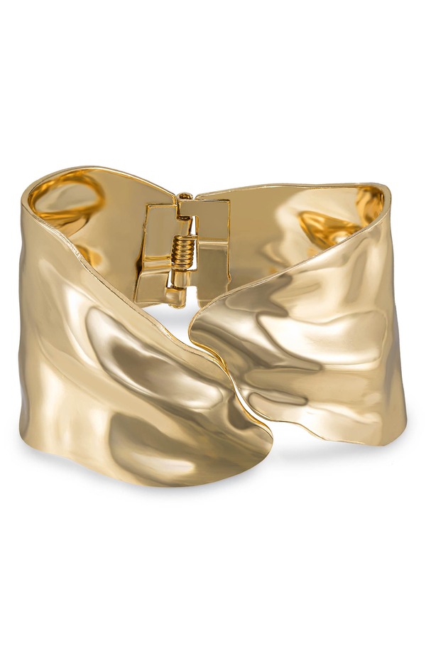 エティカ レディース アクセサリー ブレスレット・バングル・アンクレット Ettikabstract Cuff Bracelet GOLD ゴールド|ReVida 店