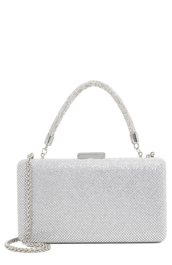 デューンロンドン レディース バッグ Dune London Beautop Handle Frame Clutch SILVER シルバー｜ReVida 店