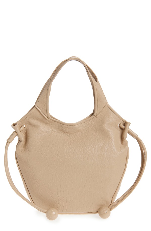 マルニ レディース バッグ レザー Marni Small Trunkaroo Leather Tote DUNE｜ReVida 店
