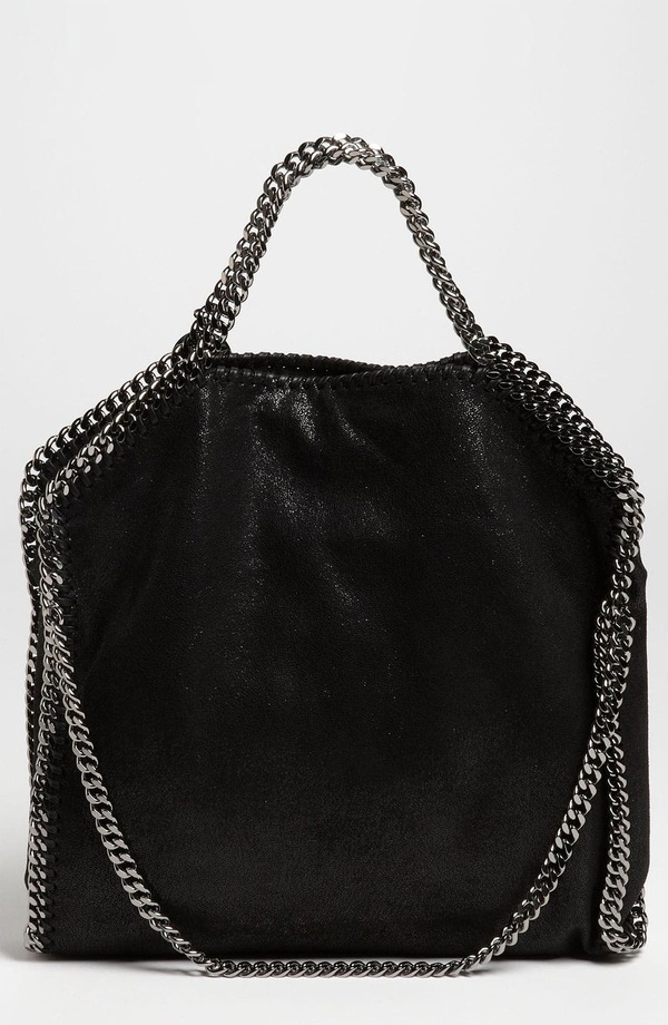 ステラマッカートニー レディース バッグ Stella McCartney Falabella Foldover Small Tote BLACK ブラック|ReVida 店