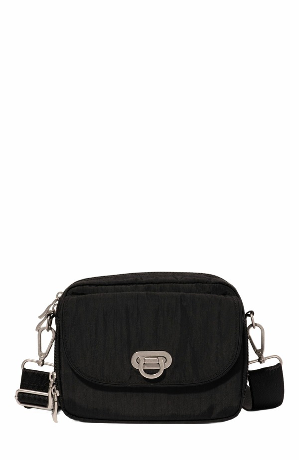 バッガリーニ レディース バッグ baggallini Coastal Flip Lock Camera Bag Crossbody BLACK ブラック｜ReVida 店
