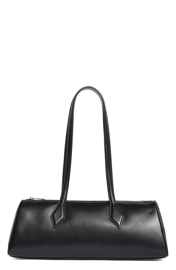 リフォーメーション レディース バッグ Reformation Sofia East/West Shoulder Bag BLACK LEATHER ブラック｜ReVida 店