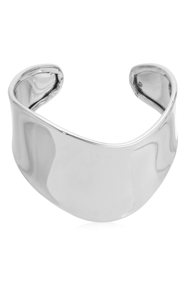 エティカ レディース アクセサリー ブレスレット・バングル・アンクレット Ettika Smooth Cuff Bracelet SILVER シルバー|ReVida 店