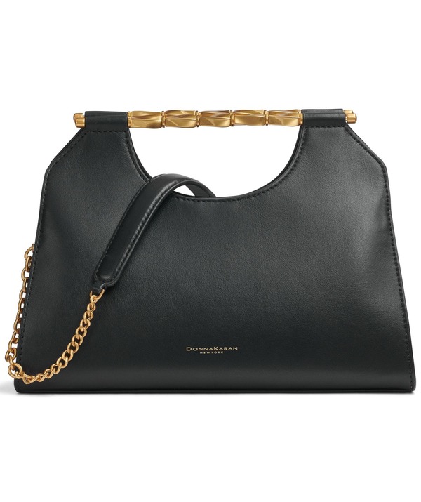 ダナ キャラン ニューヨーク レディース バッグ Donna Karanew York Commack Clutch Black/Gold ブラック|ReVida 店