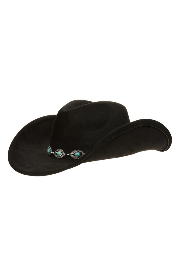 ビーピー レディース アクセサリー 帽子 BP. Felted Cowboy Hat BLACK - SILVER ブラック｜ReVida 店