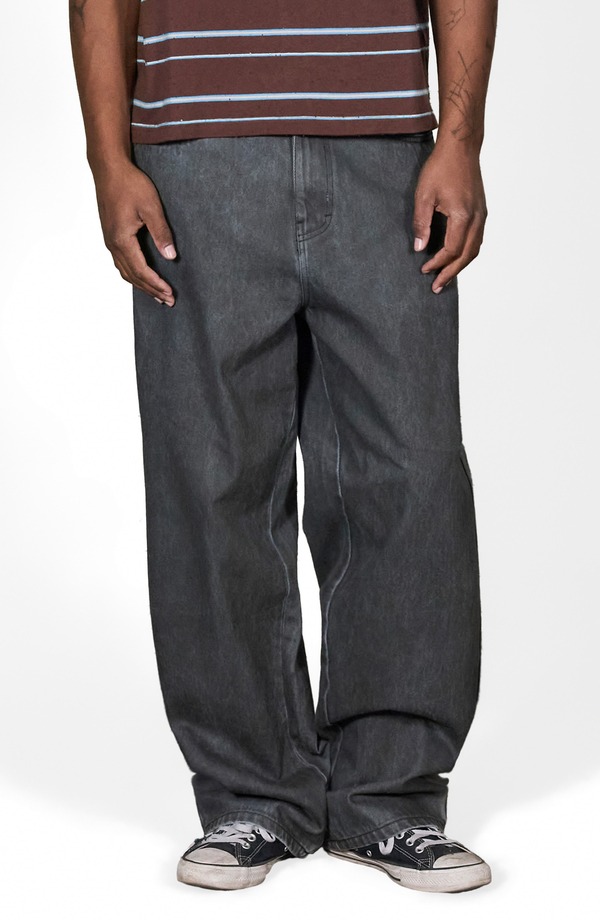 プレジャーズ メンズ ボトムス デニムパンツ ジーンズ PLEASURESpray Formula Baggy Jeans BLACK ブラック｜ReVida 店 27,170円