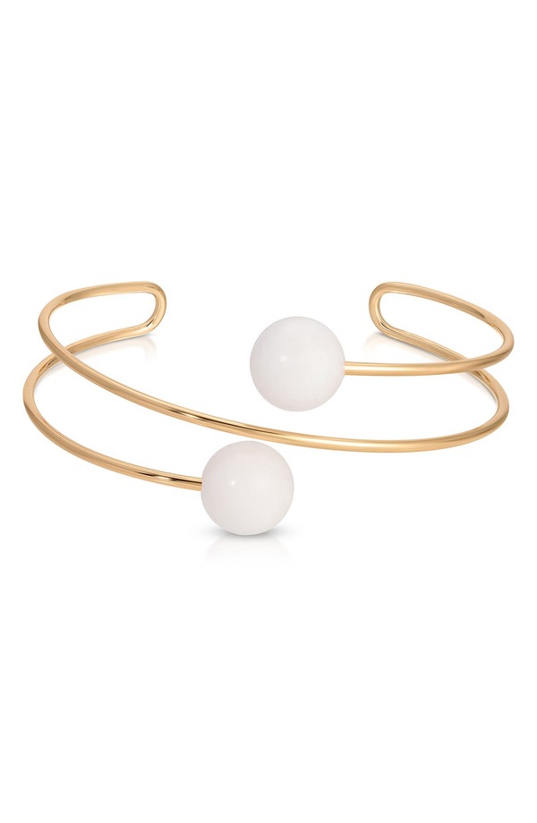 エティカ レディース アクセサリー ブレスレット・バングル・アンクレット キャップ ケープ Ettika Summer Escape Cuff Bracelet BONE｜ReVida 店 12,936円