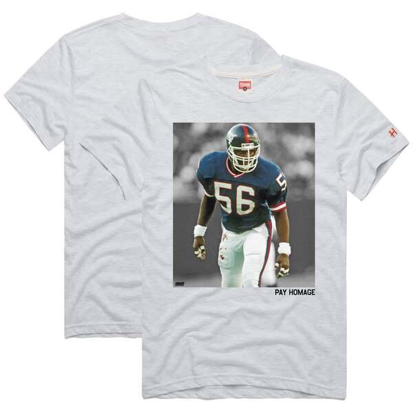 オマージュ レディース トップス シャツ Unisex Homage Lawrence Taylor Ash New York Giants Pay Homage Tri-Blend T-Shirt Ash アッシュ|ReVida 店