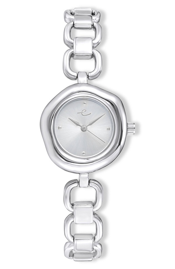 エティカ レディース アクセサリー 腕時計 Ettika Open Circle Bracelet Watch SILVER シルバー｜ReVida 店