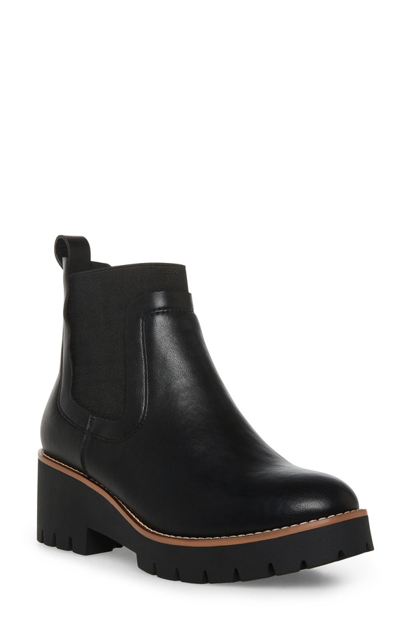 ブロンド レディース シューズ ブーツ・レインブーツ チェルシーブーツ チェルシー Blondo Dyme Waterproof Chelsea Boot Black Leat ブラック