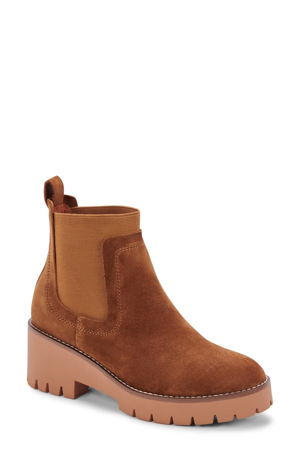 ブロンド レディース シューズ ブーツ・レインブーツ チェルシーブーツ チェルシー Blondo Dyme Waterproof Chelsea Boot Cognac Sue