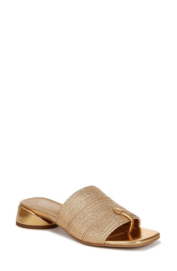 フランコサルト レディース シューズ パンプス サンダル Franco Sarto Loran Sandal (Women) GOLD ゴールド｜ReVida 店