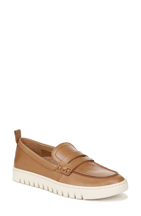 バイオニック レディース シューズ オックスフォード ローファー Vionic Uptown Hybrid Penny Loafer (Women) CAMELEATHER キャメル｜ReVida 店