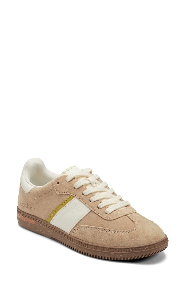 アース レディース シューズ スニーカー レザー Earth Penny Leather Sneaker (Women) LIGHT BROWN ブラウン｜ReVida 店
