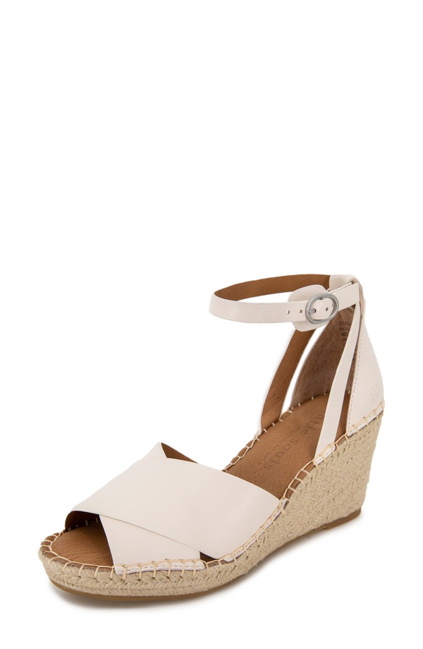 ジェントルソウルズ レディース シューズ サンダル Gentle Souls Charli X Wedge Sandal (Women) OFF WHITE オフホワイト|ReVida 店