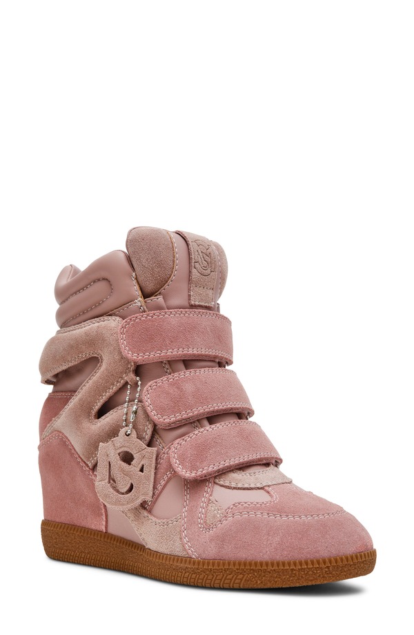 スティーブ マデン レディース シューズ ブーツ・レインブーツ スニーカー Steve Madden Mavis Wedge High Top Sneaker (Women) PNK MULTI マルチカラー|ReVida 店