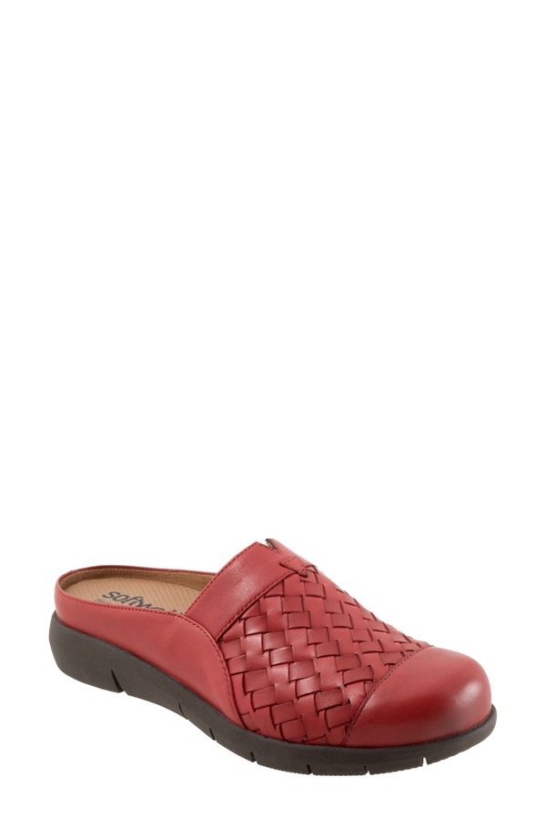 ソフトウォーク レディース シューズ サンダル SoftWalk San Marcos II Clog (Women) RED レッド｜ReVida 店