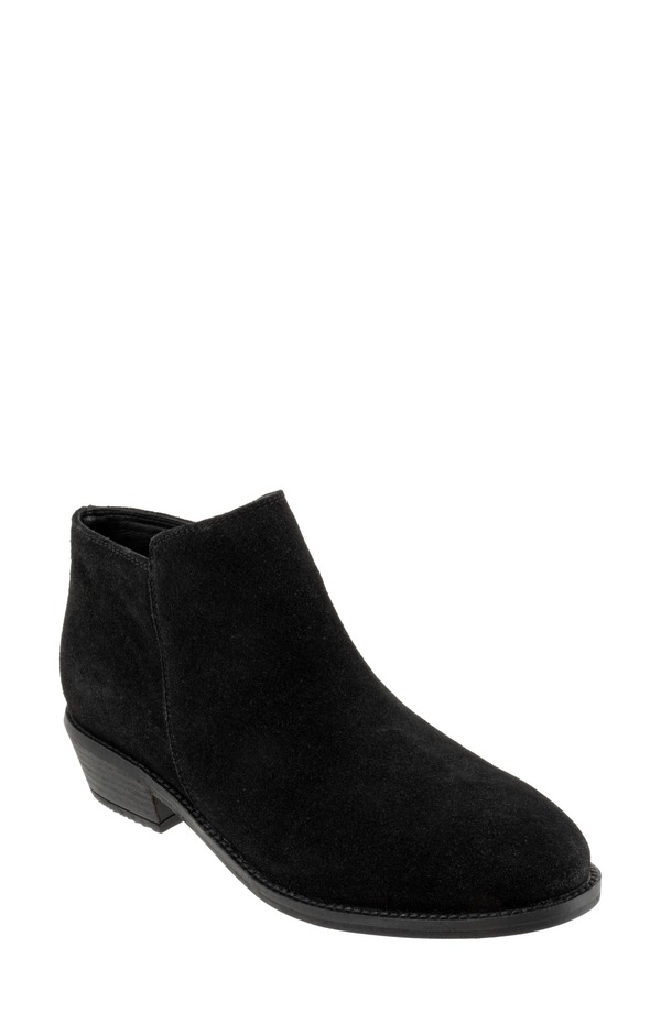 ソフトウォーク レディース シューズ ブーツ・レインブーツ SoftWalk Rocklin 2.0 Bootie (Women) BLACK SUEDE ブラック|ReVida 店
