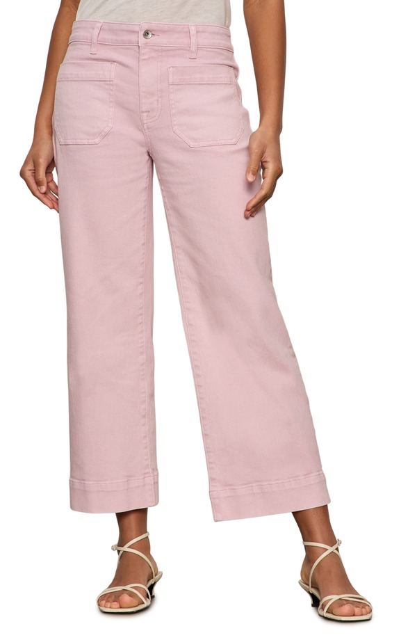 サンクチュアリー レディース ボトムス カジュアルパンツ プチ デニム Sanctuary The Marine Crop Denim Pants (Petite Regular) PETAL PURPLE パープル｜ReVida 店
