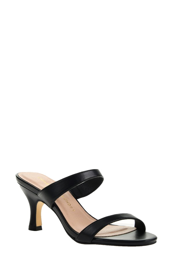 チャイニーズランドリー レディース シューズ ヒール サンダル Chinese Laundryamila Slide Sandal (Women) BLACK ブラック|ReVida 店