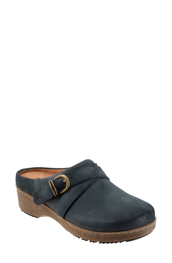 ソフトウォーク レディース シューズ サンダル プラットフォーム SoftWalk Asmara Platformule (Women) SMOKE SUEDE スモーク|ReVida 店