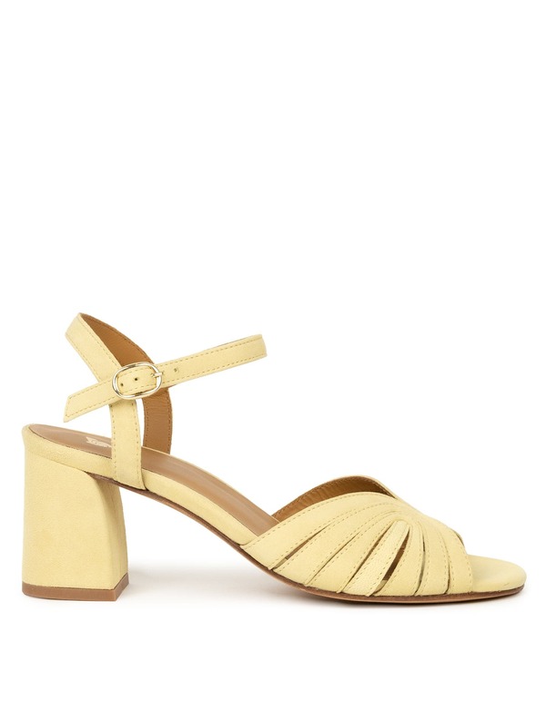 ボビーズ レディース シューズ ヒール サンダル Bobbies Eileen Heeled Sandals (Women) Yuzu Sorbet｜ReVida 店