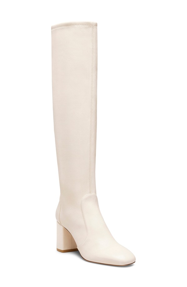 スチュアート ワイツマン レディース シューズ ブーツ・レインブーツ Stuart Weitzman LUCIE BOOT 75 (Women) CREAM. クリーム|ReVida 店