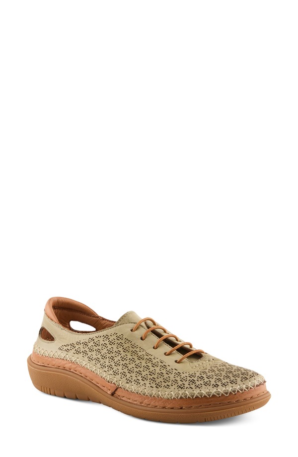 スプリングステップ レディース シューズ スニーカー Spring Step Janellaser Cut Sneaker (Women) SAGE GREEN グリーン｜ReVida 店