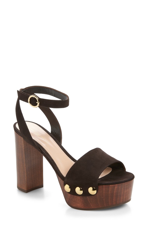 ジャンヴィト ロッシ レディース シューズ スニーカー プラットフォーム サンダル アンクル Gianvito Rossi Ardankle Straplatform Sandal (Women) MOKA｜ReVida 店