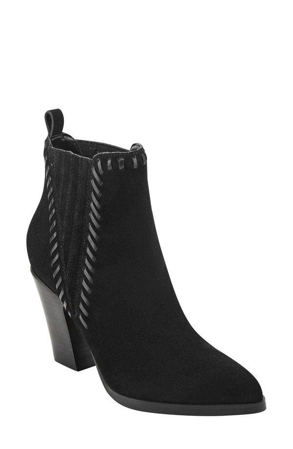 マーク・フィッシャー レディース シューズ ブーツ・レインブーツ Marc Fisher LTD Alvira Bootie (Women) BLACK ブラック｜ReVida 店