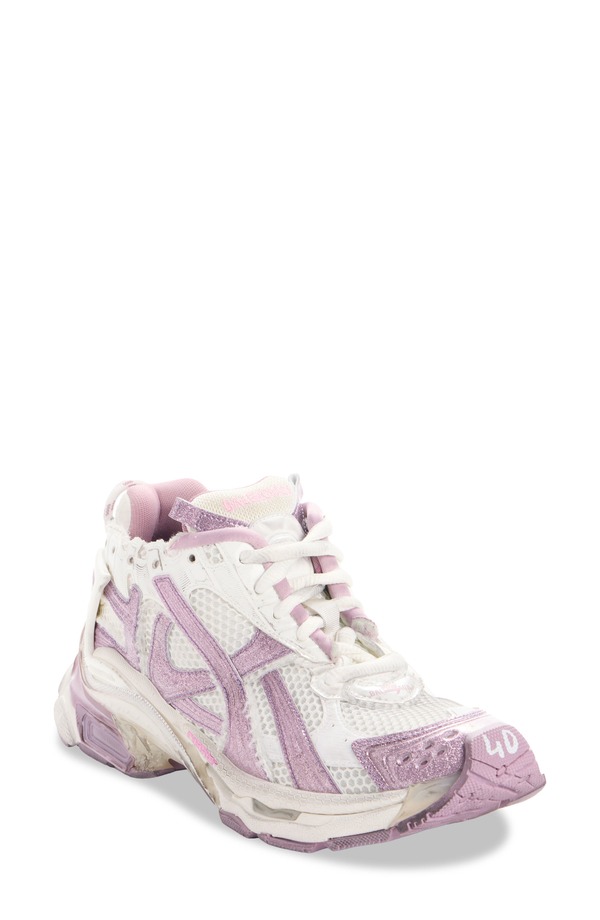 バレンシアガ レディース シューズ スニーカー Balenciaga Glitterunner Sneaker (Women) WHITE/ LILAC/ PINK ホワイト|ReVida 店