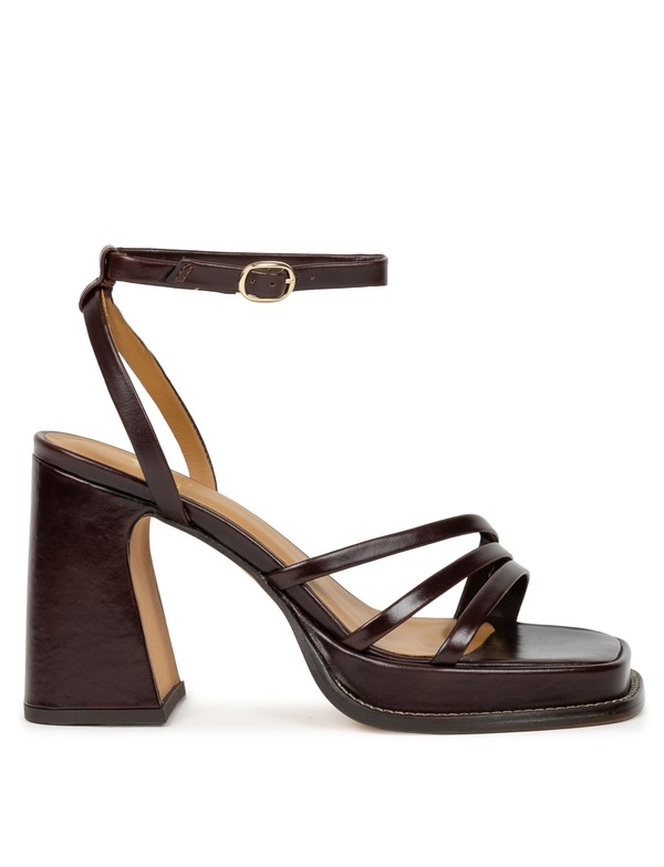 ボビーズ レディース シューズ サンダル ヒール Bobbies Bella Heeled Sandals (Women) Irish Coffee コーヒー｜ReVida 店