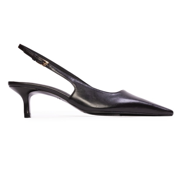 【送料無料】 ブラックスエードスタジオ レディース パンプス シューズ Lainey 50 Pump Black Leather｜ReVida 店