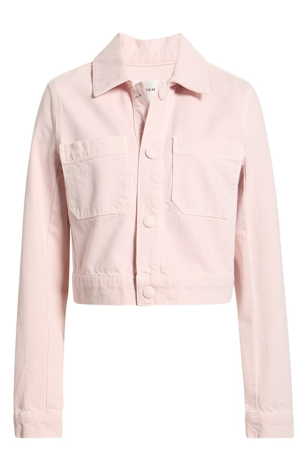 フレーム レディース アウター コート デニム ジャケット FRAME The Crop Denim JacketAFFY デニム｜ReVida 店